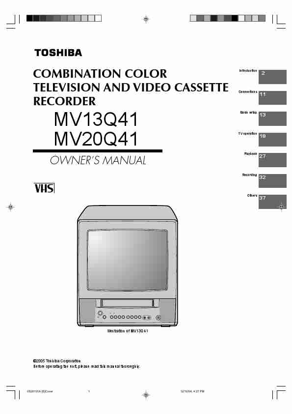 Toshiba TV VCR Combo MV13Q41-page_pdf